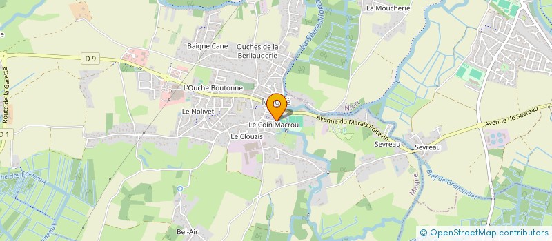 localisation de l'entreprise GARAGE REPARATION A.V.L 3M à MAGNE
