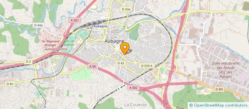 localisation de l'entreprise GARAGE REYBERT à AUBAGNE