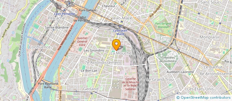 localisation de l'entreprise GARAGE RICCI à LYON
