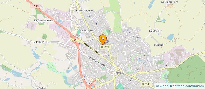 localisation de l'entreprise GARAGE RICHARD AUTOMOBILES  BEAULIEU-SOUS-LA-ROCHE