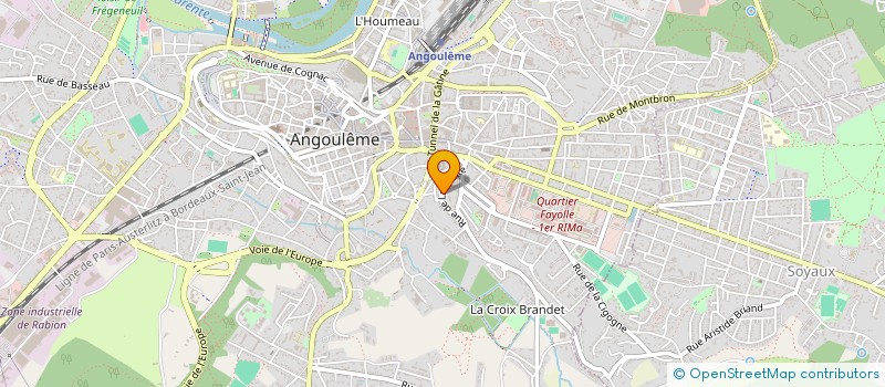 localisation de l'entreprise GARAGE RICHER à ANGOULEME
