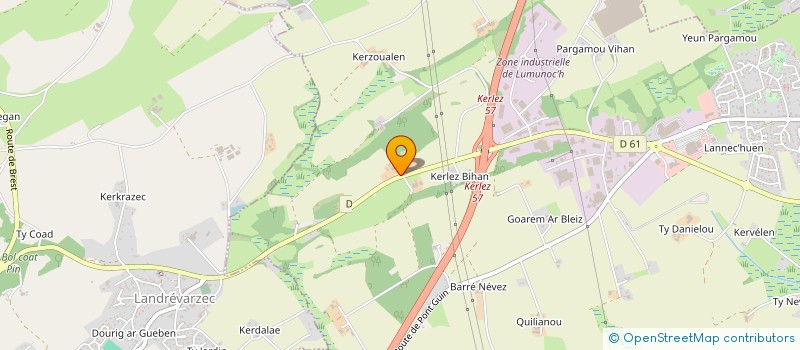 localisation de l'entreprise GARAGE RIO FILS  BRIEC