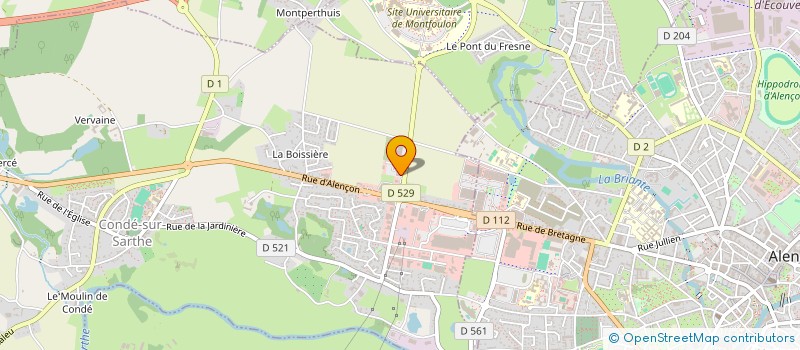 localisation de l'entreprise GARAGE RIPEAUX à CONDE-SUR-SARTHE