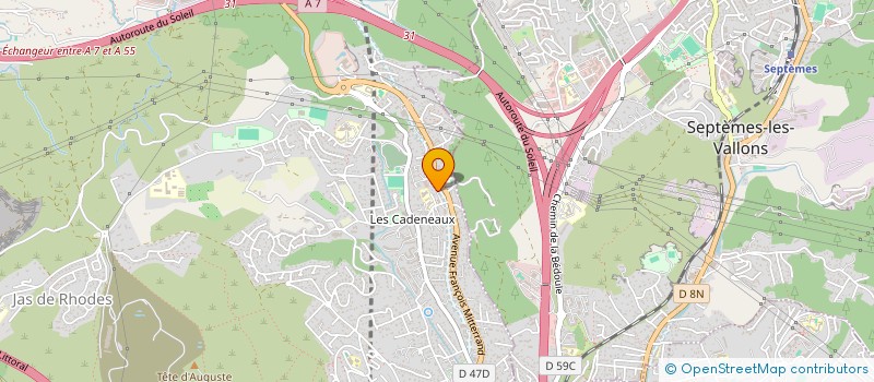 localisation de l'entreprise GARAGE RIPERT à LES PENNES-MIRABEAU