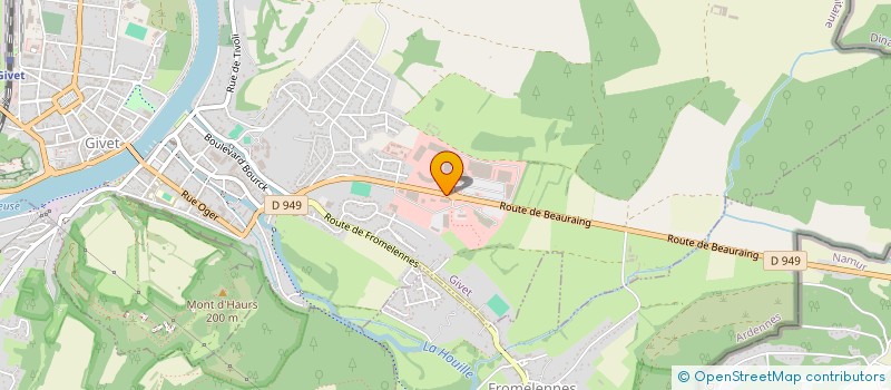 localisation de l'entreprise GARAGE RIVES D EUROPE à GIVET