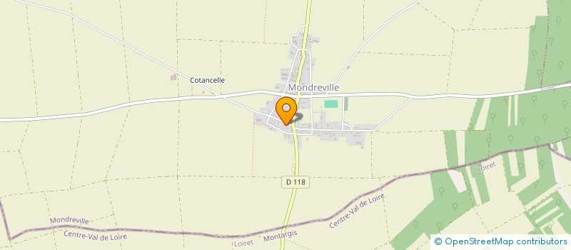 localisation de l'entreprise GARAGE RN CHAUSSY  MONDREVILLE