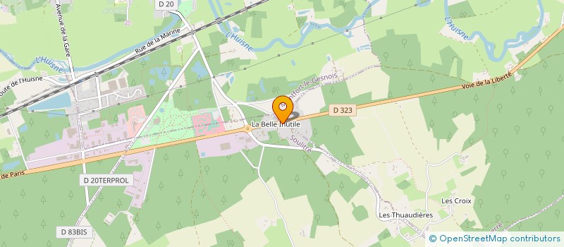 localisation de l'entreprise GARAGE ROBINEAU à SOULITRE