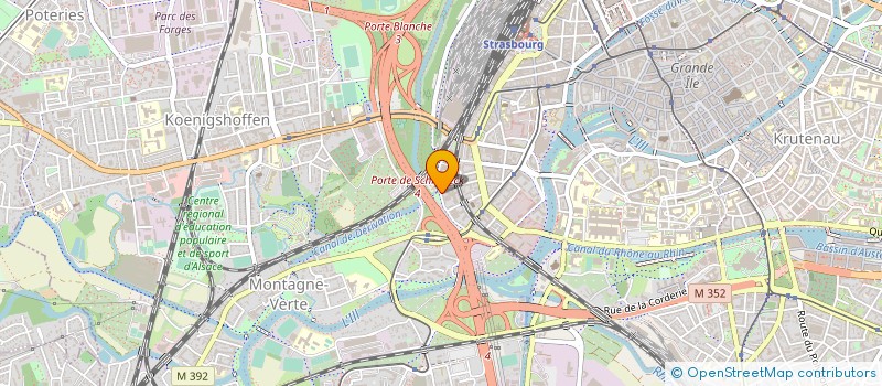 localisation de l'entreprise GARAGE ROEDERER à STRASBOURG