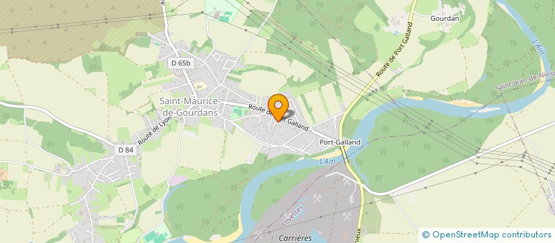 localisation de l'entreprise GARAGE ROUSSET à SAINT-MAURICE-DE-GOURDANS