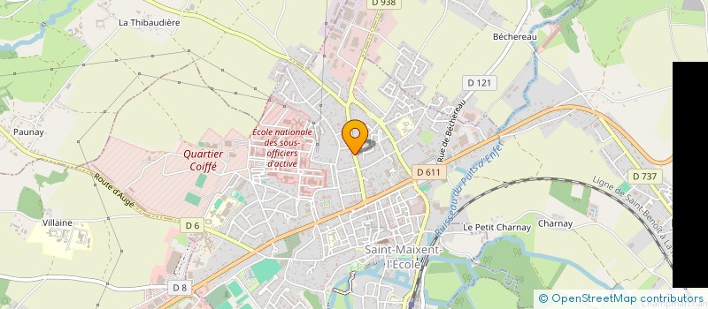 localisation de l'entreprise GARAGE ROX OLIVIER  SAINT-MAIXENT-L'ECOLE