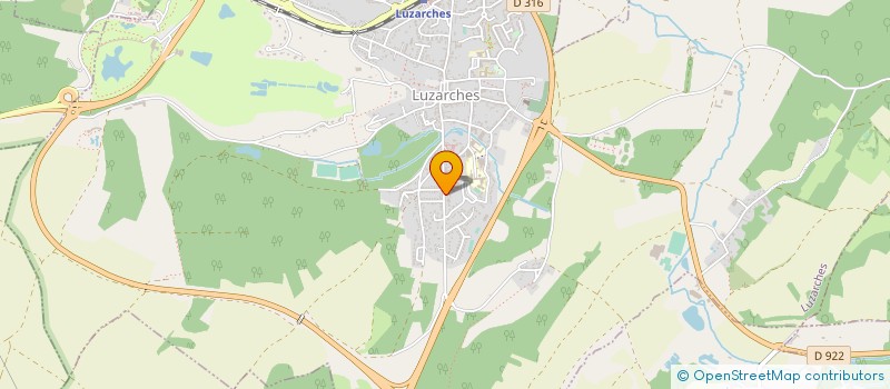 localisation de l'entreprise GARAGE SAINT-CHRISTOPHE à LUZARCHES