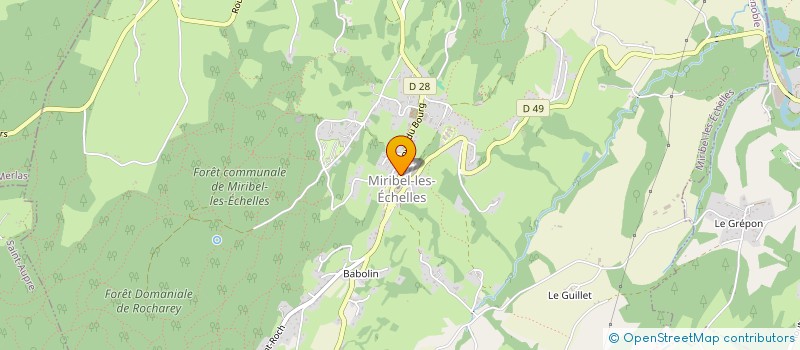 localisation de l'entreprise GARAGE SAINT CHRISTOPHE  SAINT-CHRISTOPHE-SUR-GUIERS