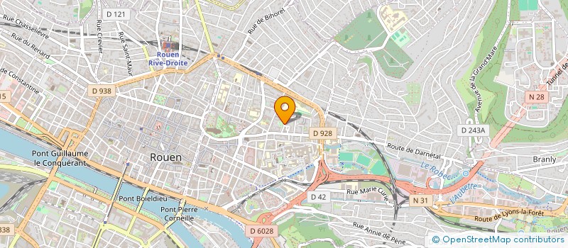 localisation de l'entreprise GARAGE SAINT HILAIRE à ROUEN