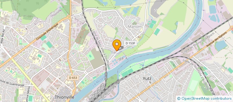 localisation de l'entreprise GARAGE SAINT JEAN à MANOM