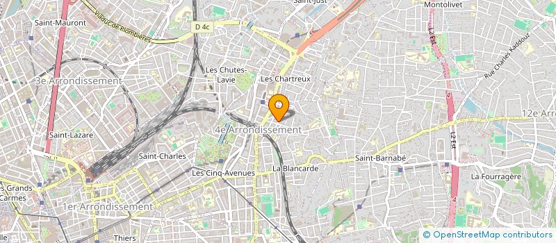 localisation de l'entreprise GARAGE SAINT LOUP à MARSEILLE