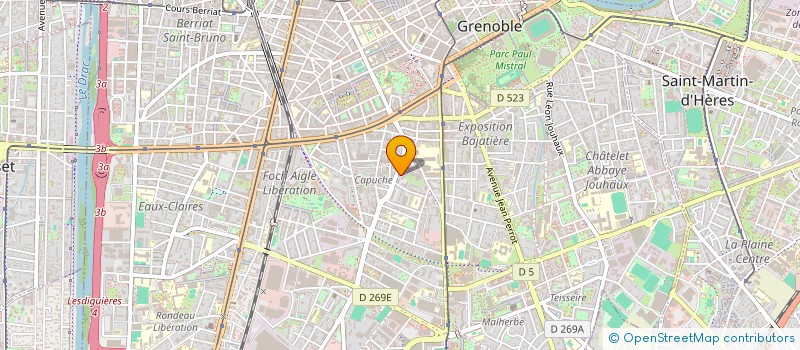 localisation de l'entreprise GARAGE SAINT MICHEL  GRENOBLE