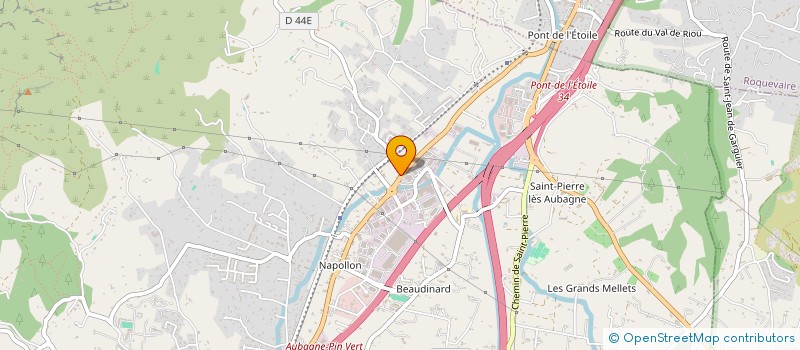 localisation de l'entreprise GARAGE SAINT MITRE à AUBAGNE