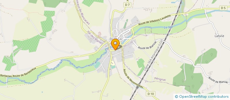 localisation de l'entreprise GARAGE SAINT NICOLAS à COTEAUX-DU-BLANZACAIS