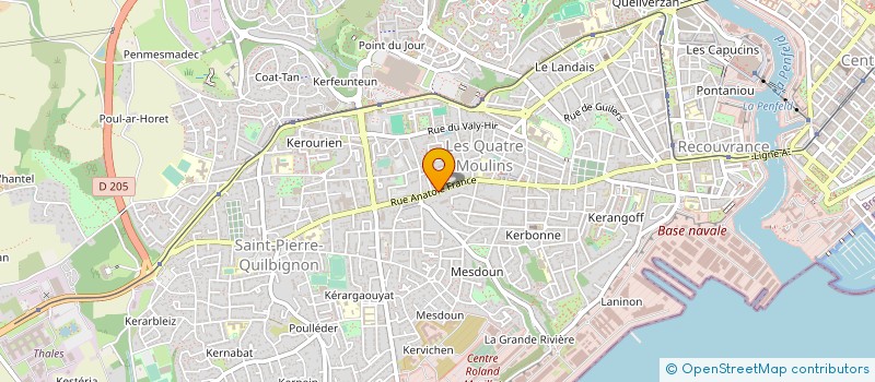 localisation de l'entreprise GARAGE SAINT PIERRE à BREST