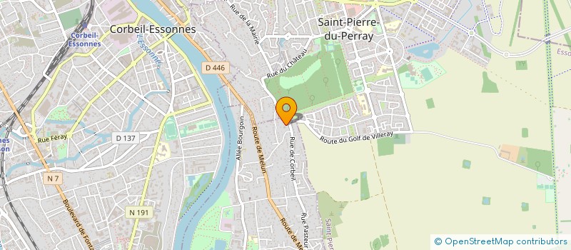localisation de l'entreprise GARAGE SAINTRY AUTO à SAINTRY-SUR-SEINE
