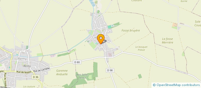 localisation de l'entreprise GARAGE SALMON à ARSY