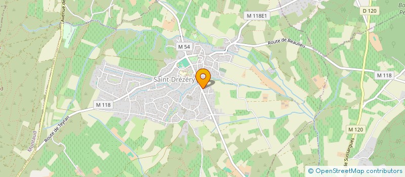 localisation de l'entreprise GARAGE SALVADOR  SAINT-DREZERY