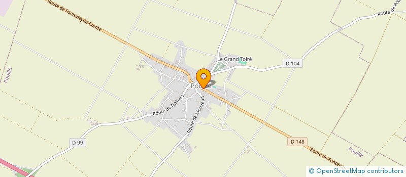 localisation de l'entreprise GARAGE SAMJER  POUILLE