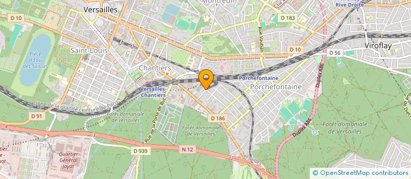 localisation de l'entreprise GARAGE SAMPAIX à VERSAILLES