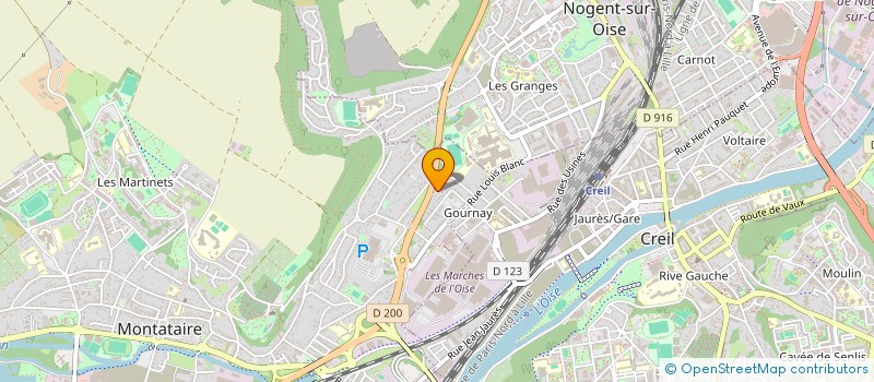 localisation de l'entreprise GARAGE SAN MARINO  MONTATAIRE