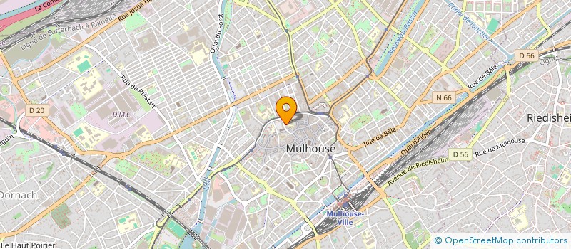 localisation de l'entreprise GARAGE SAX à MULHOUSE