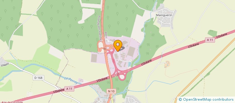 localisation de l'entreprise GARAGE SAYVELINES à ABLIS