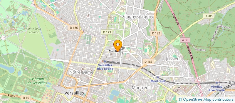 localisation de l'entreprise GARAGE SEBASTIEN DEPANNAGE à VERSAILLES