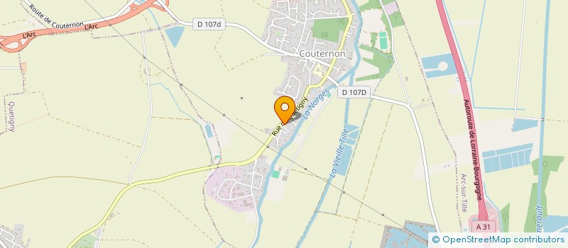 localisation de l'entreprise GARAGE SECHEPINE à PONCEY-LES-ATHEE