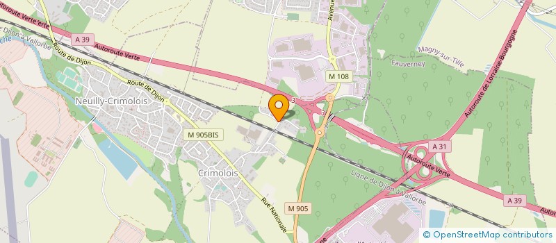 localisation de l'entreprise GARAGE SEGELLE-FREITAS  QUETIGNY