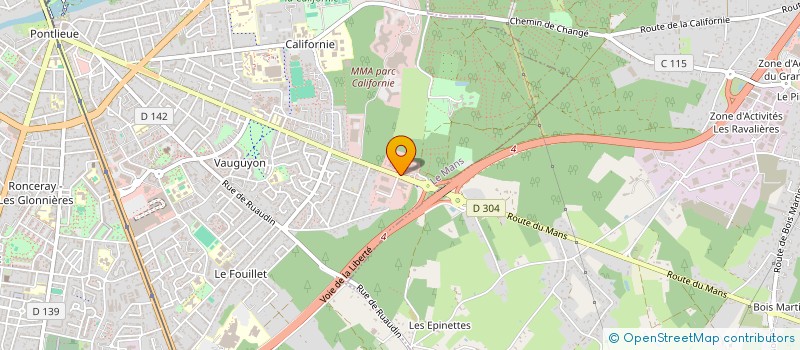 localisation de l'entreprise GARAGE SEGUIN à LE MANS