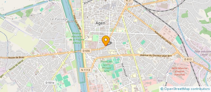 localisation de l'entreprise GARAGE SEMBEL à AGEN