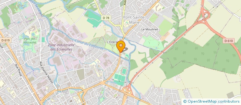 localisation de l'entreprise GARAGE SERVICE AUTO FIRST  PONT-SAINTE-MARIE