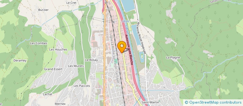 localisation de l'entreprise GARAGE SERVICES à SALLANCHES