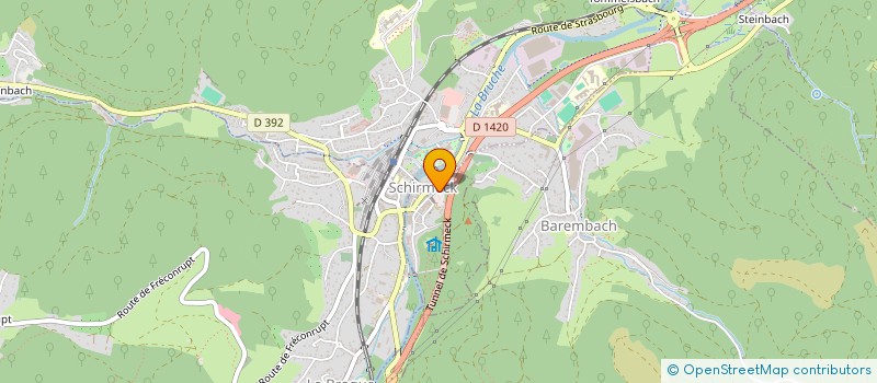localisation de l'entreprise GARAGE SINGUERLET à BAREMBACH