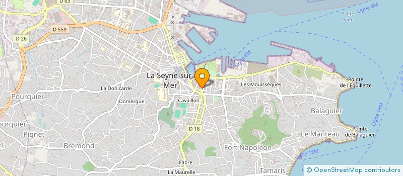 localisation de l'entreprise GARAGE SIRVENT ET FILS  LA SEYNE-SUR-MER