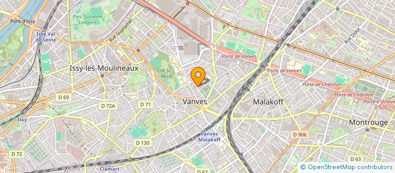 localisation de l'entreprise GARAGE SOLFERINO à VANVES