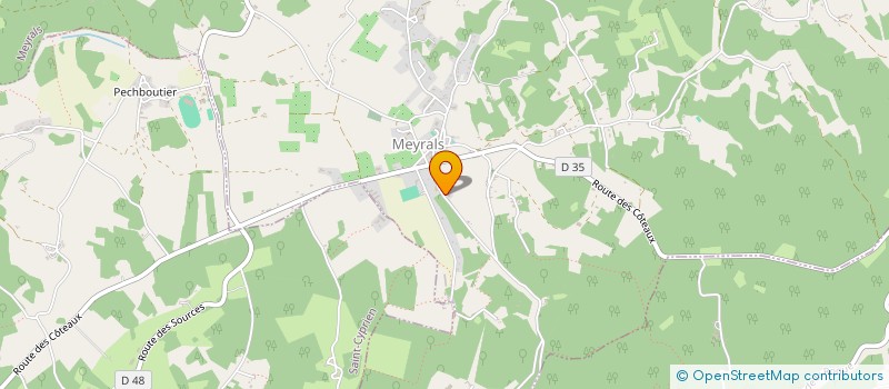 localisation de l'entreprise GARAGE SOLIDAIRE BABASAUTODEPANNE  MEYRALS