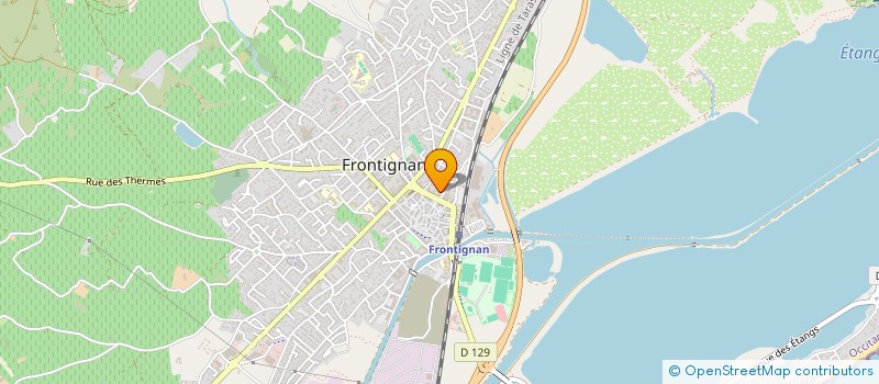 localisation de l'entreprise GARAGE SOLIDAIRE DU COEUR à FRONTIGNAN