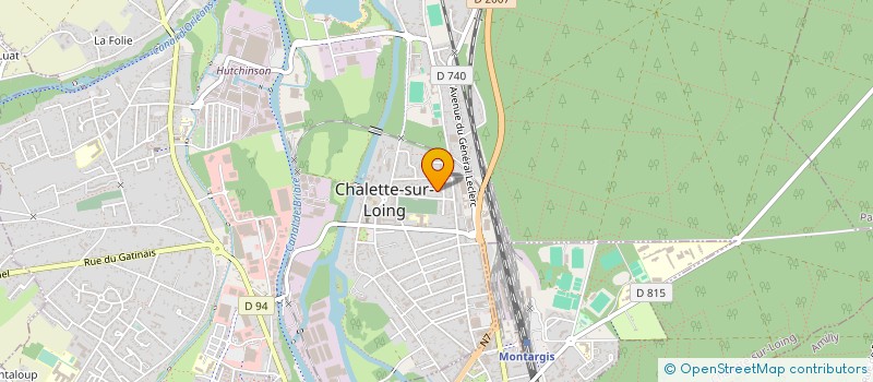 localisation de l'entreprise GARAGE SOLIDAIRE DU MONTARGOIS à CHALETTE-SUR-LOING