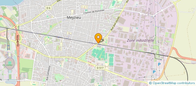 localisation de l'entreprise GARAGE SPALVIERI SARL à MEYZIEU