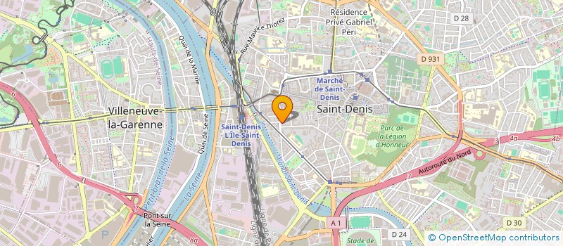 localisation de l'entreprise GARAGE SPORT 2000 à SAINT-DENIS