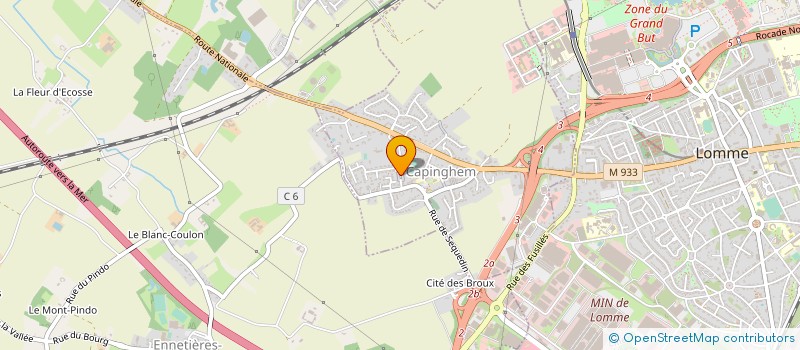 localisation de l'entreprise GARAGE STAELS MECA SERVICE à LILLE