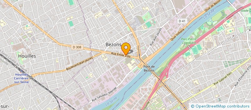 localisation de l'entreprise GARAGE STATION BEZONS SOC à BEZONS