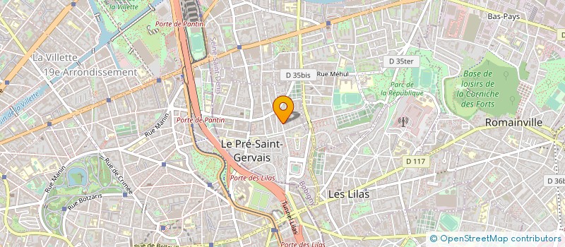 localisation de l'entreprise GARAGE STOLEN à LE PRE-SAINT-GERVAIS