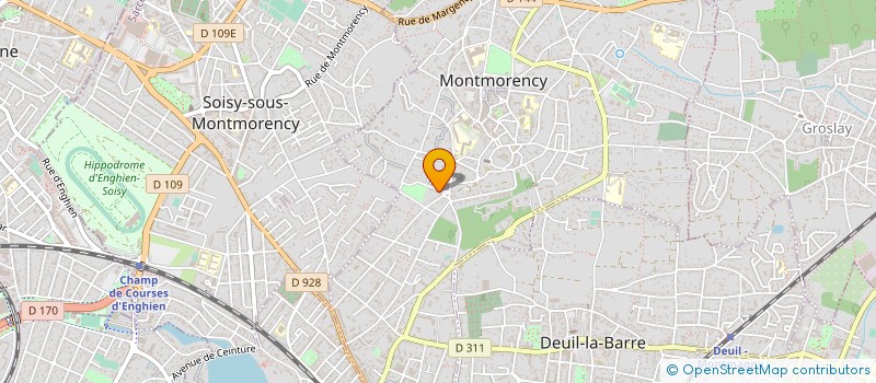 localisation de l'entreprise GARAGE SUZANNE  MONTMORENCY